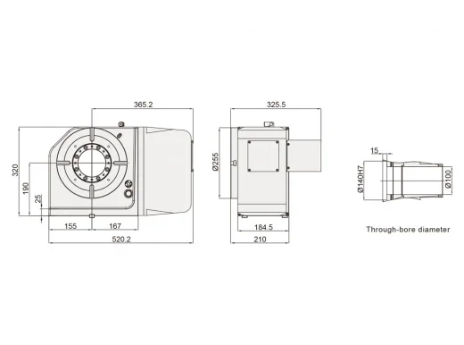 Поворотный стол с ЧПУ Detron GXA-255H