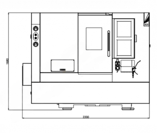 Токарный станок с ЧПУ SHL40P-300 изображение